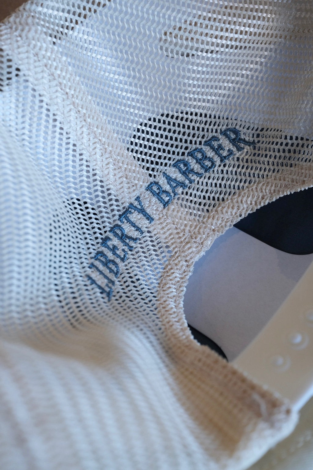 Liberty Barber - “L” Snapback (Legion Blue/Sand/Cream)