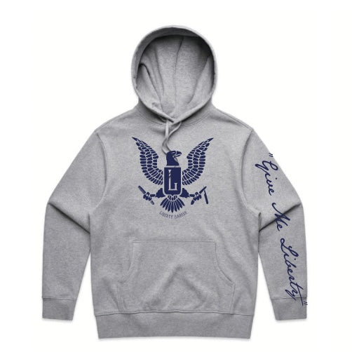 Liberty Eagle Hoodie - Heather Gray